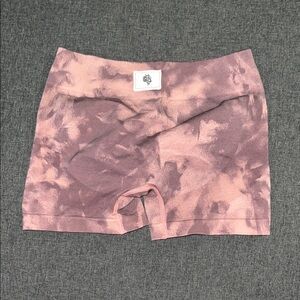 Darc Sport Pink tie dye shorts